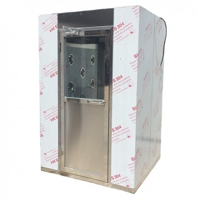 High efficiency automatic self cleaning filter air shower booth